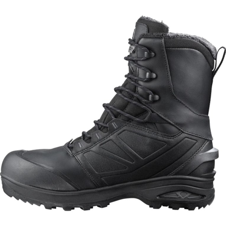 Black Salomon Toundra Forces CSWP Men's Tactical Boots | PH 43685G